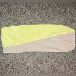 Reversible Beige/yellow Tavik Swim Top